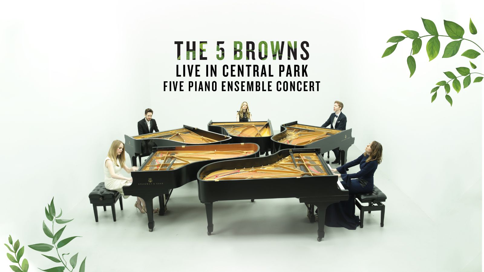 Steinway & Sons Presents The 5 Browns Live in Central Park
