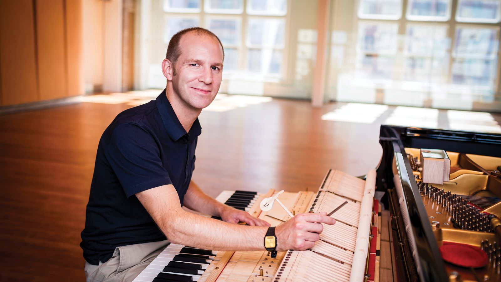 Piano technician shop