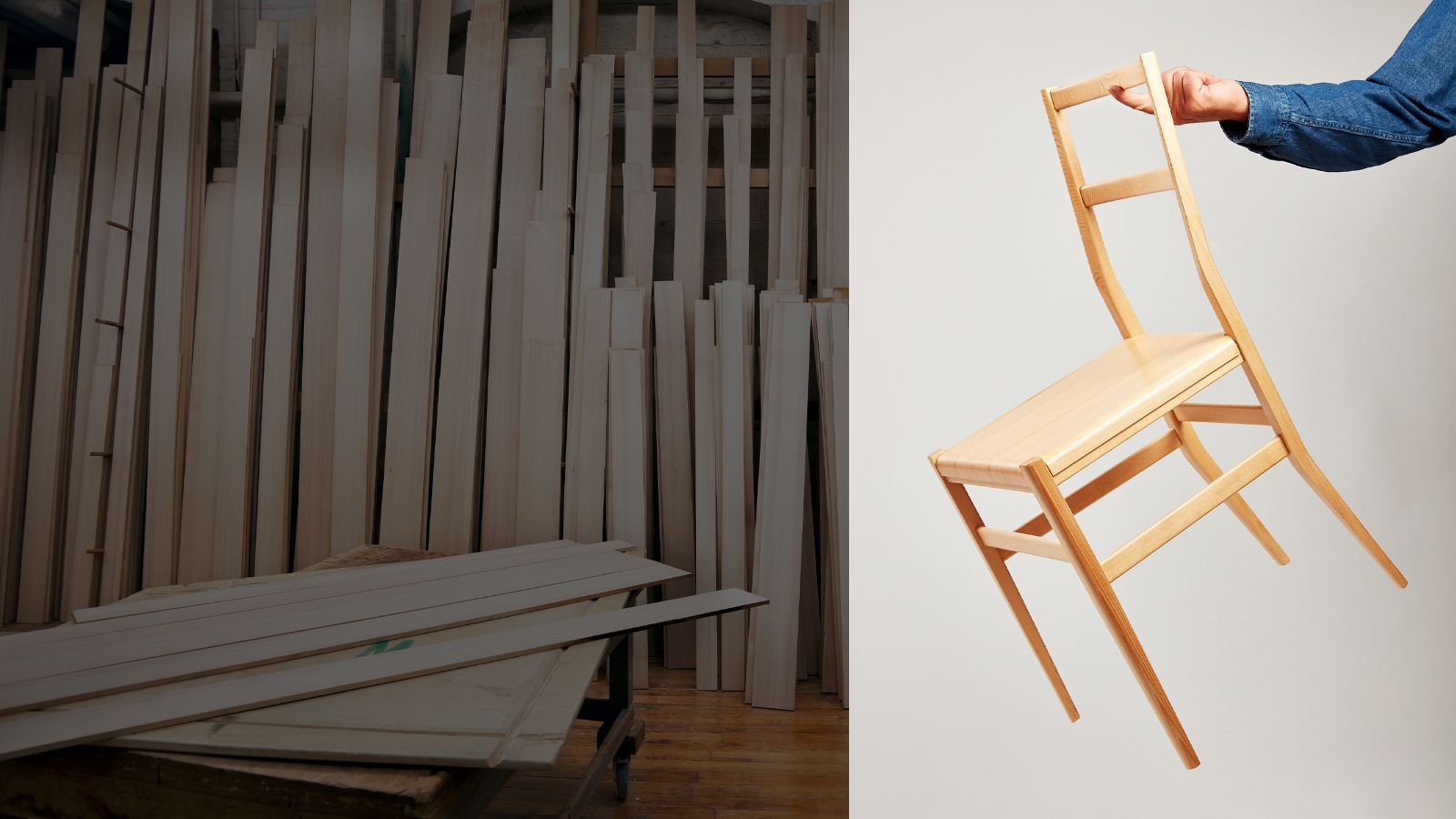 Linyi huahai best sale wood company chair
