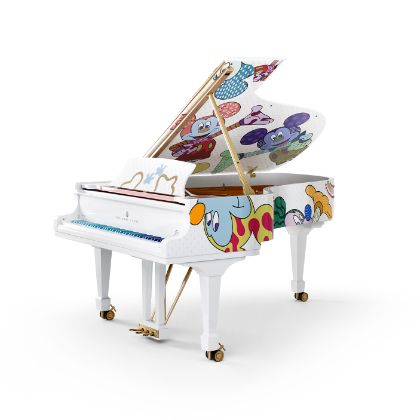 施坦威X迪士尼米奇限量版钢琴